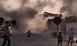 bombardeo a siria