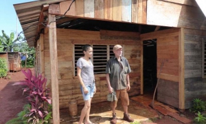 Eulalio en su nueva casa