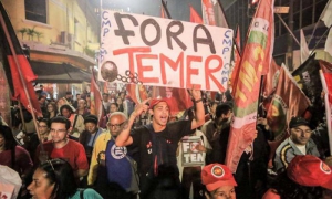Trabajadores en Brasil exigen renuncia de Temer y elecciones directas