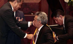 Lenín Moreno investido como nuevo presidente de Ecuador