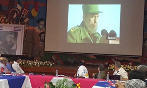 Encuentro de solidaridad con Cuba en Managua