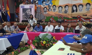 Encuentro de solidaridad con Cuba en Managua