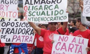 Marcha en Caracas en apoyo al gobierno venezolano