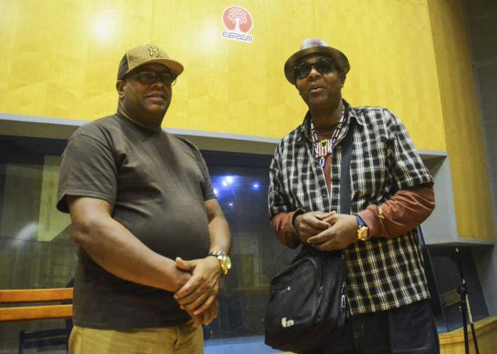 Guillermo Amores (derecha) junto a Germán Velazco. Foto: Yander Zamora