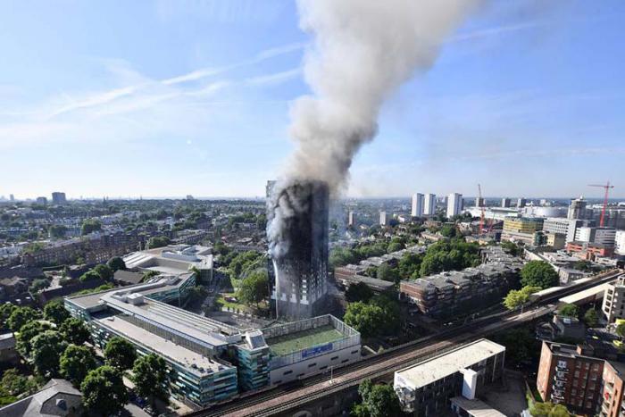 incendio en torre de londres