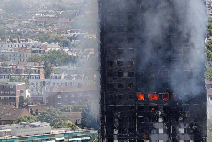 incendio en torre de londres