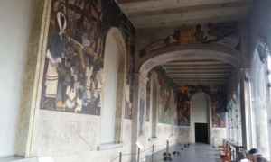 mural Historia de Morelos: Conquista y Revolución