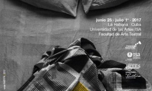 Cartel de Traspasos escénicos. 