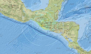 Sismo perceptible en Guatemala