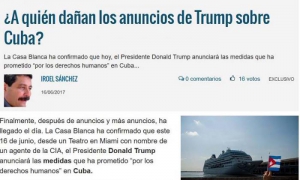 Anuncios de Trump sobre Cuba