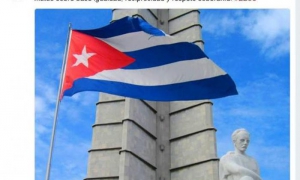 Tweet sobre la conferencia del canciller cubano en Viena