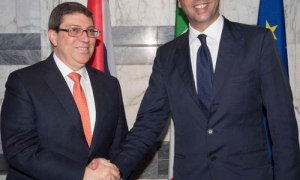 Sostienen conversaciones oficiales Cancilleres de Cuba e Italia