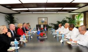 CABRISAS CON CANCILLER DE AUSTRALIA