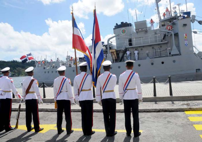 Visita al puerto de la Habana el Buque Patrullero de Altura Almirante Didiez Burgos de la Armada de la República Dominicana