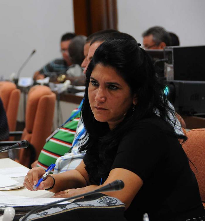 9no período ordinario de sesiones de la ANPP en su VIII Legislatura, comisión de Agroalimentaria con la presencia de Esteban Lazo Hernández, presidente de la ANPP y el ministro de la agricultura Gustavo Luis Rodríguez Rollero.