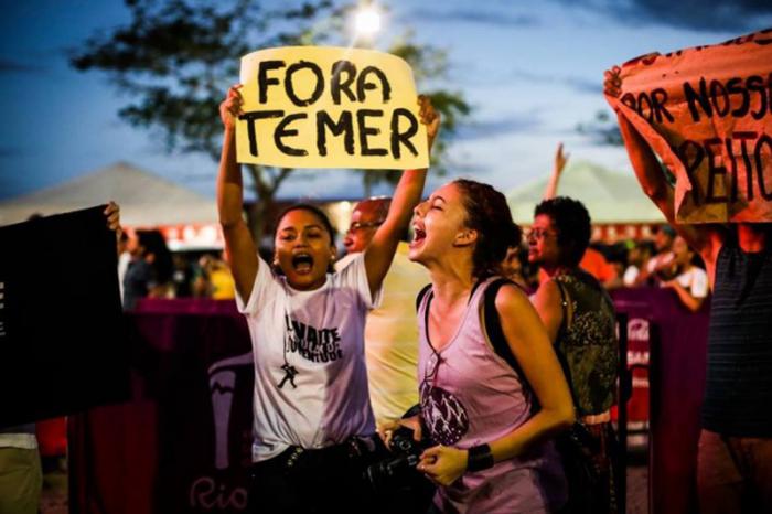 Los brasileños piden a gritos la salida de Temer del poder. 