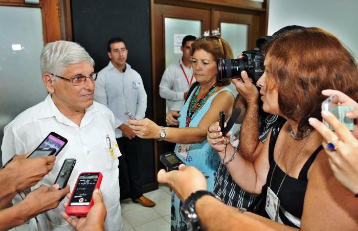 Carlos Zamora, Director de Amèrica Latina y el Caribe de la cancillerìa ofrece declaraciones a la Prensa