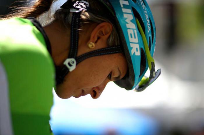 Arlenis Sierra en el Tour de California 2017. 