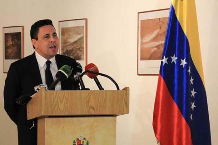 Samuel Moncada, canciller de Venezuela. Foto: PL
