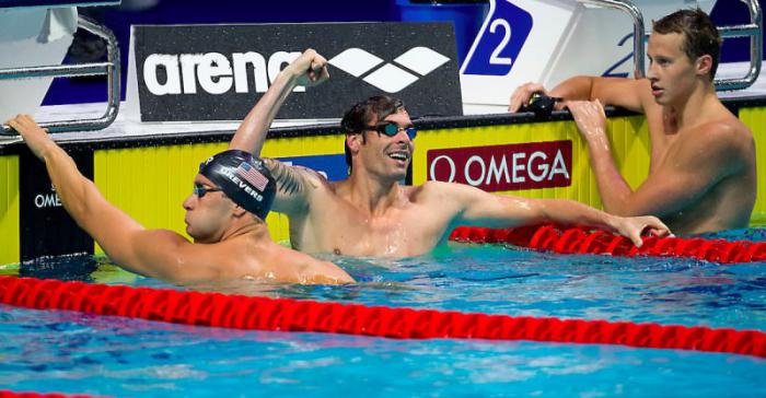 El relevo de Estados Unidos del 4x100 metros combinados se llevó el oro en el Campeonato Mundial. 

