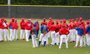 PRIMR ENTRENAMIENTO DEL  EQUIPO CUBA 