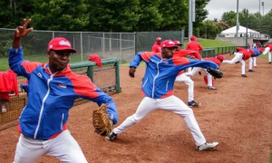 PRIMR ENTRENAMIENTO DEL  EQUIPO CUBA 