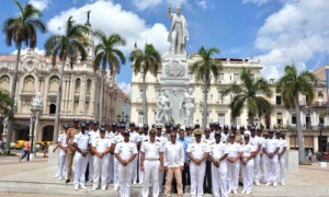 De visita en Cuba patrullero de la Armada de República Dominicana
