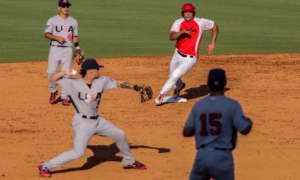 CAROLINA DEL NORTE-CUARTO JUEGO DEL TOPE DE BÉISBOL ENTRE CUBA Y