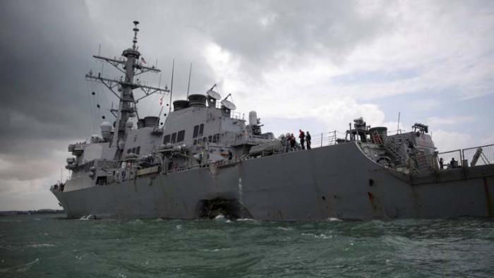 El destructor estadounidense USS John S. 