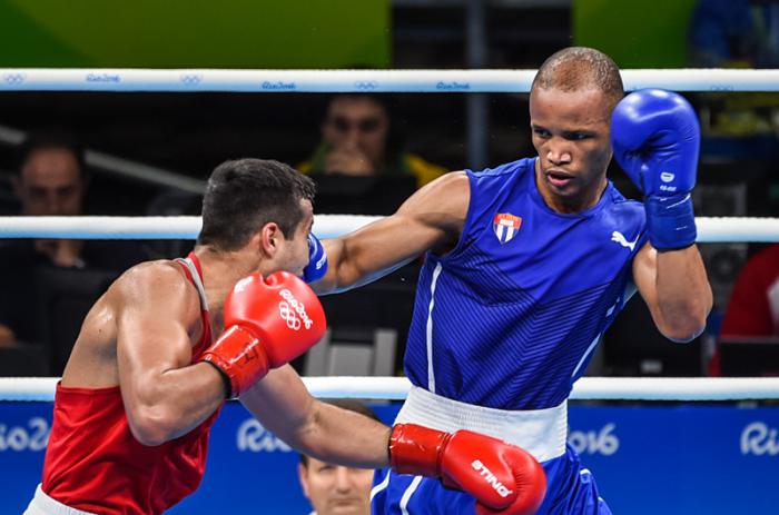  El 69 kg Roniel Iglesias (derecha) buscará su segunda corona mundial, luego de la conseguida 
en Milán 2009.   Foto: Marcelino Vázquez