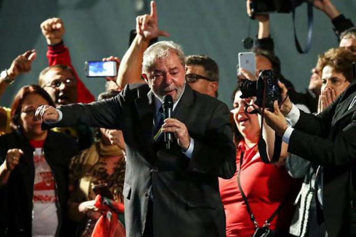 Lula manifestó tener mucho orgullo de haber sido Presidente de la República. foto: pl