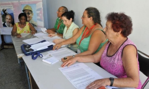 Colegio electoral Nro 1 de la Zona 73, cito en Boyeros 803 e Conill y Tulipán, Plaza de la Revoluciuón.
