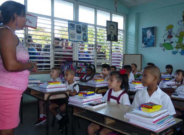 Aula de preescolar. 