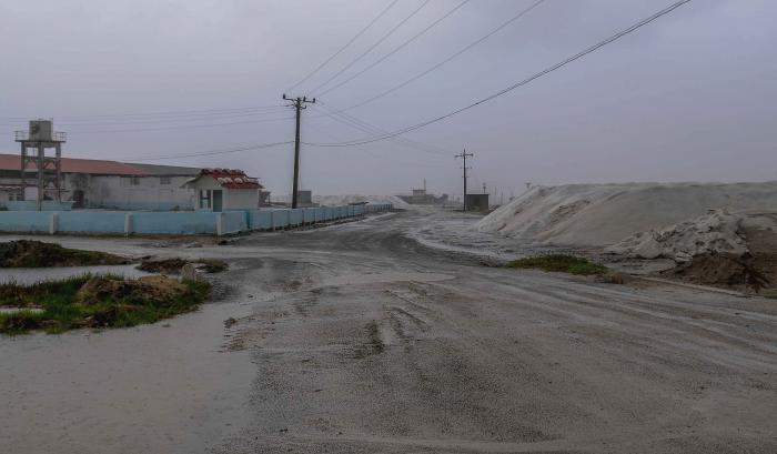 Recorrido por el poblado de santa lucia en la Provincia de Camaguey, anters del embate del huracàn Irma, Salina