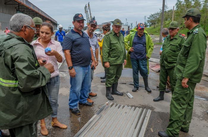 Recorrido por Municipios de la costa norte de la provincia de Camaguey tras el paso del huracàn Irma,