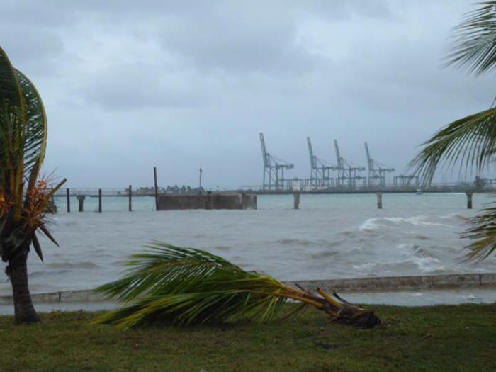 Playa la Boca y sus alrededores en el Mariel tras el huracán Irma..