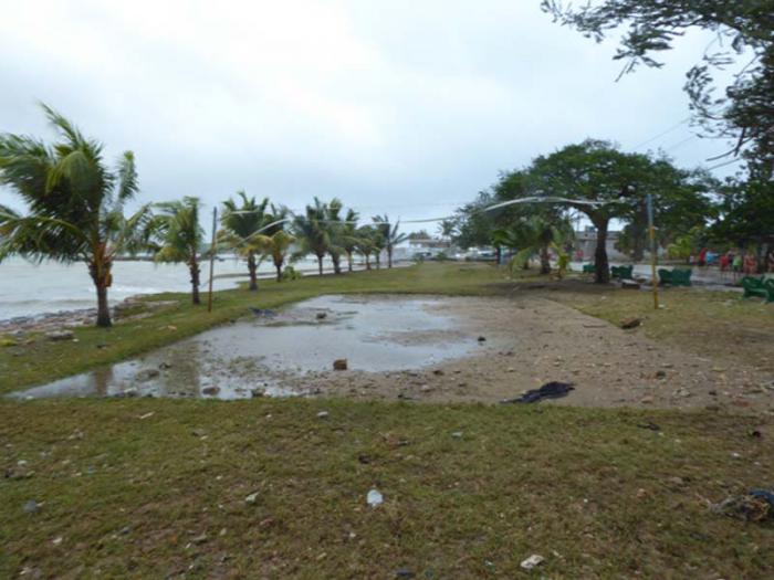 Playa la Boca y sus alrededores en el Mariel tras el huracán Irma.