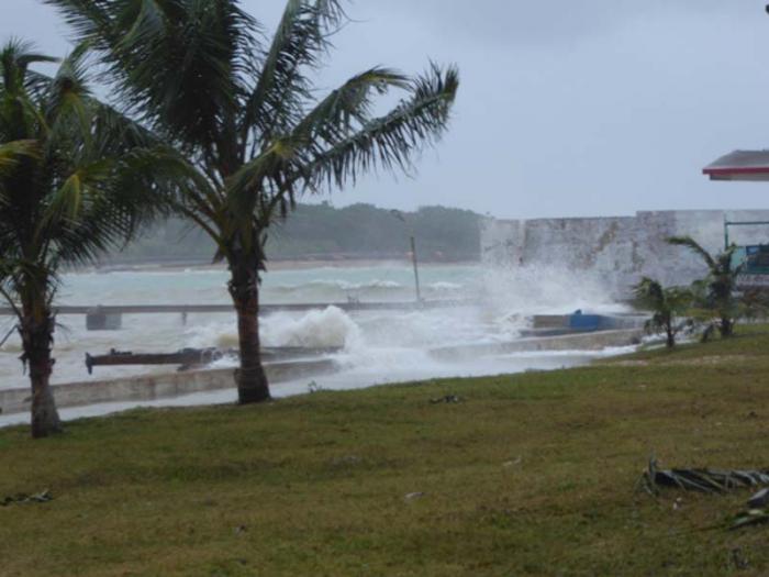 Playa la Boca y sus alrededores en el Mariel tras el huracán Irma.