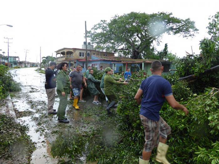 Paso del huracán Irma por la ciudad de Matanzas.