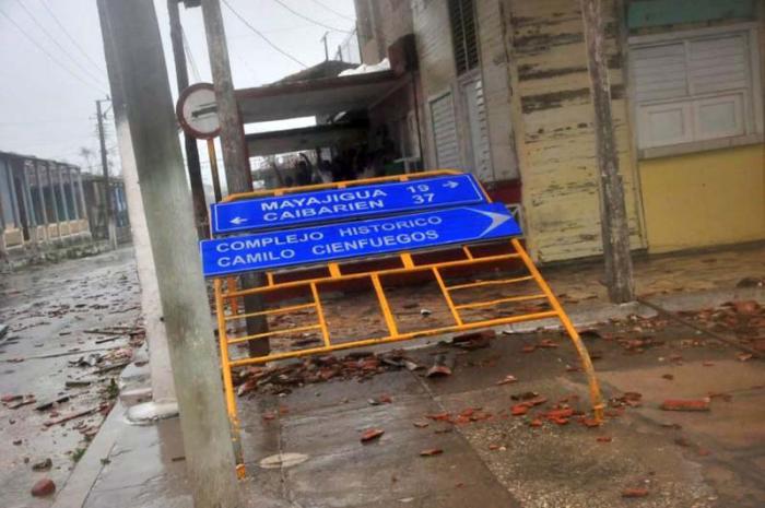 Yaguajay tras el paso de Irma