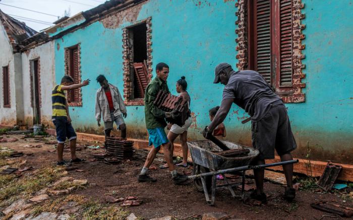 Recorrido por Municipios de la costa norte de la provincia de Camaguey tras el paso del huracàn Irma, Esmeralda, Batey Jaronù, Consejo popular Brasil