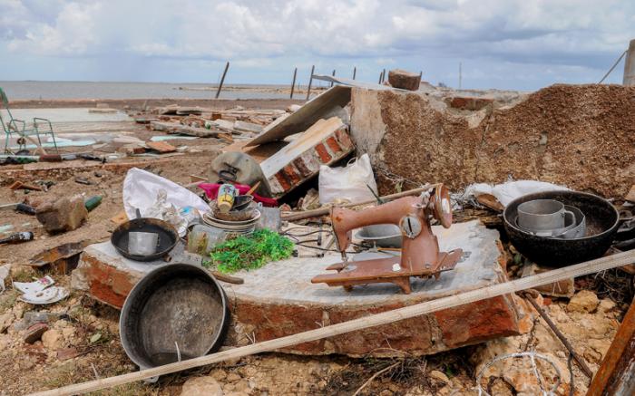 Recorrido por Municipios de la costa norte de la provincia de Camaguey tras el paso del huracàn Irma, Esmeralda, Playa Jiguèy, Consejo popular Brasil