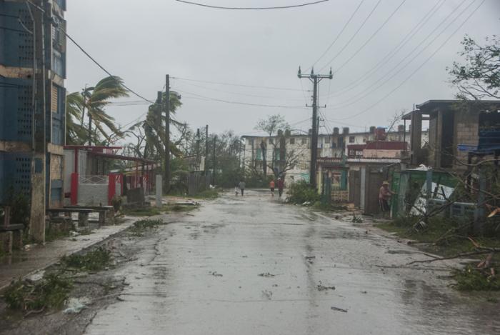 Imágenes de Caibarién después del paso del huracán Irma.