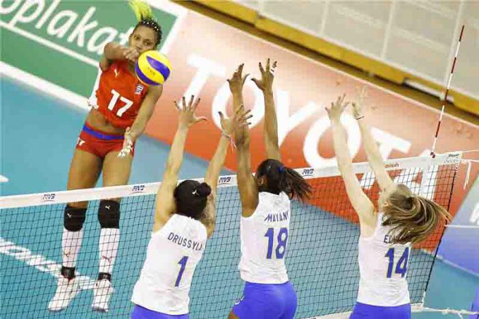 Heidy Casanova, Cuba voleibol Sub-23 en el Mundial de Eslovenia