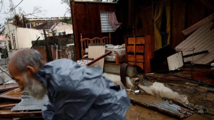 destrucción dejada por Maria en Puerto Rico