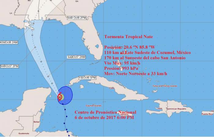 TORMENTA TROPICAL Nate