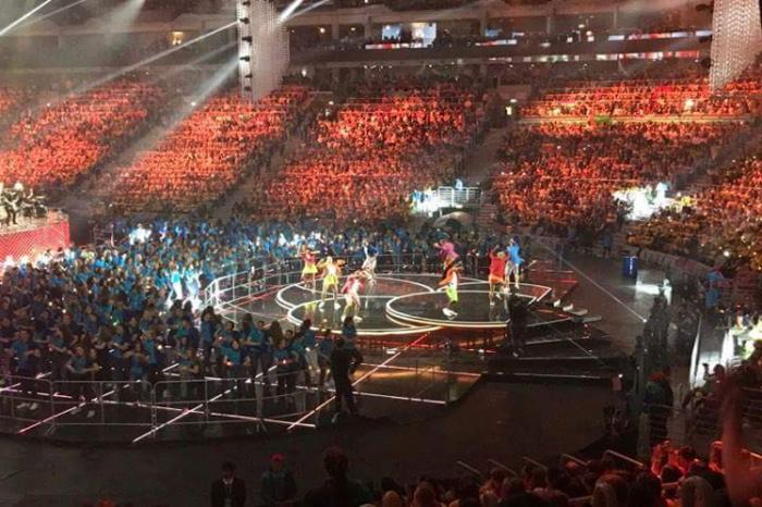 La gala de clausura tuvo lugar en el Palacio de Hielo Bolshói