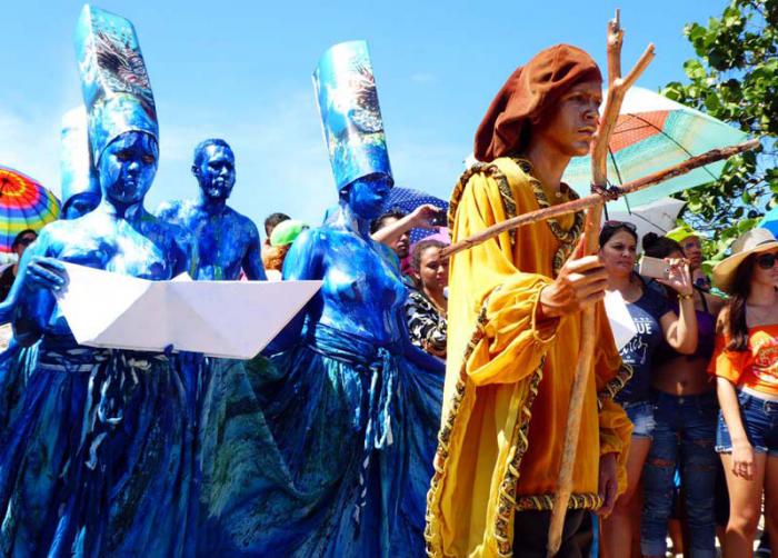 La diversidad étnico cultural de la región fue resaltada durante la convocatoria a la edición xxiii de la Fiesta. foto del autor