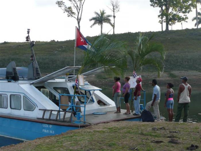 Como en otras ocasiones, en la presa Hanabanilla funcionará un colegio en un barco, que facilitará el proceso electoral. 