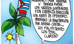 Caricaturas elecciones en cuba